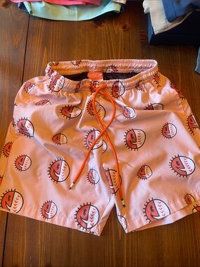 Baseballism Patterned youth Swim Shorts size adult xs